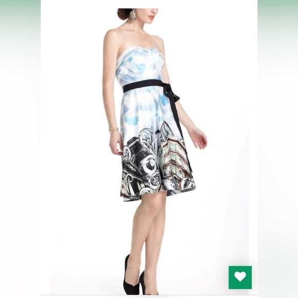 Anthropologie "Skyward Dress" by Moulinette Soeurs Sz 2 Strapless or Strapped - Picture 2 of 16